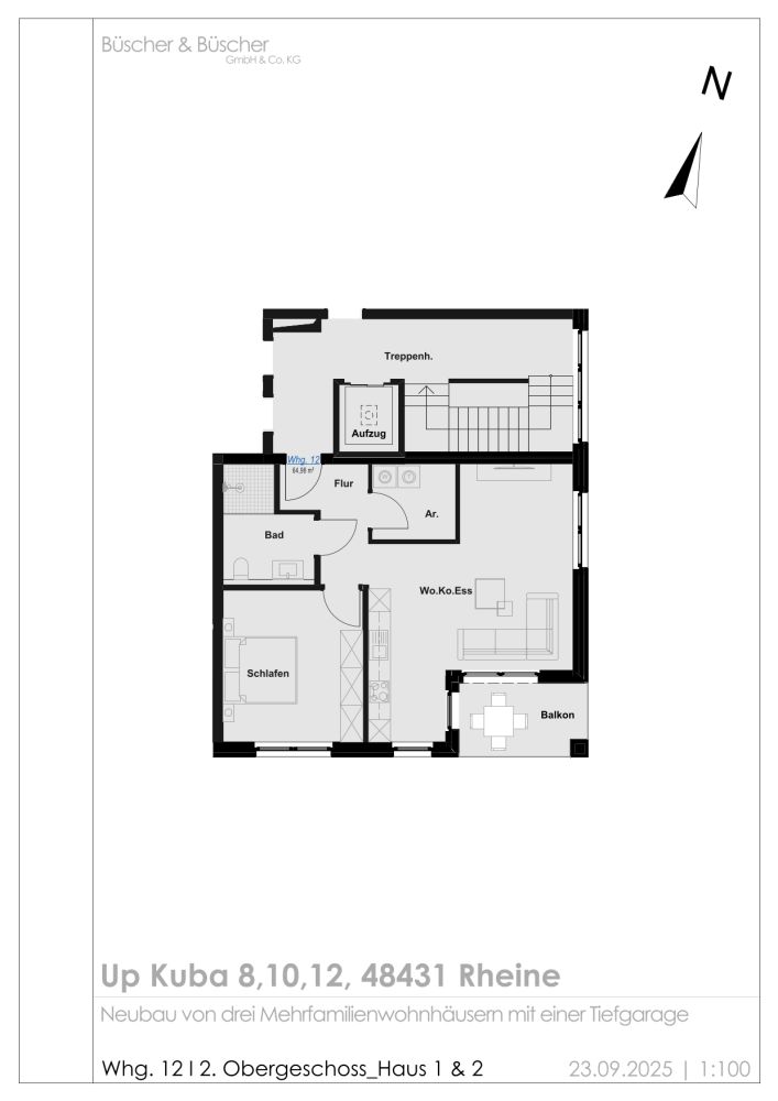 Urbanität in historischer Atmosphäre:
QNG-zertifizierte Eigentumswohnungen an der Ems!