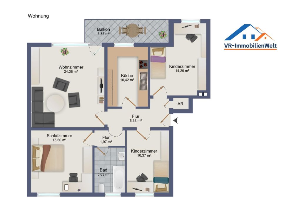 Attraktive 4-Zimmer-Eigentumswohnung in Northeim – sofort verfügbar!