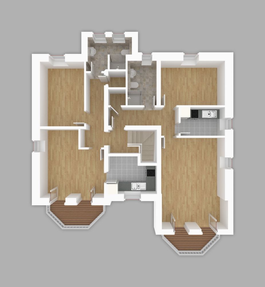 4-Familienhaus / 4 x Eigentumswohnung