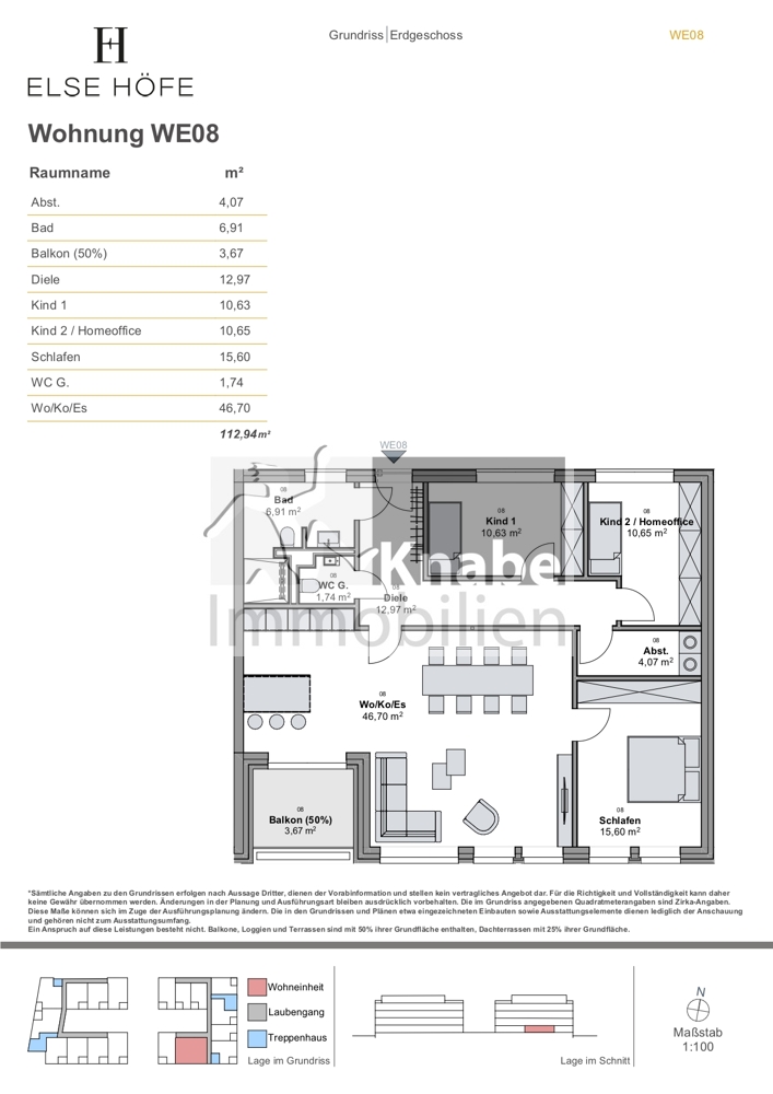 Einzigartig! Ihr ebenerdiges StadtDomizil in den Else-Höfen!