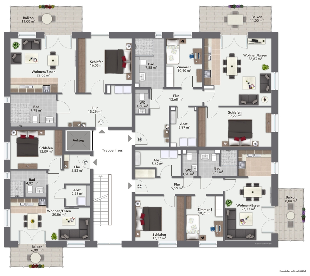 Barrierefreie Neubauwohnung im Lieken-Quartier!