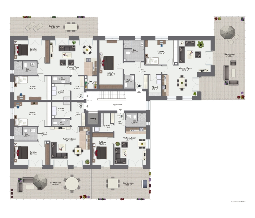 Penthouse Neubauwohnung im Lieken-Quartier!