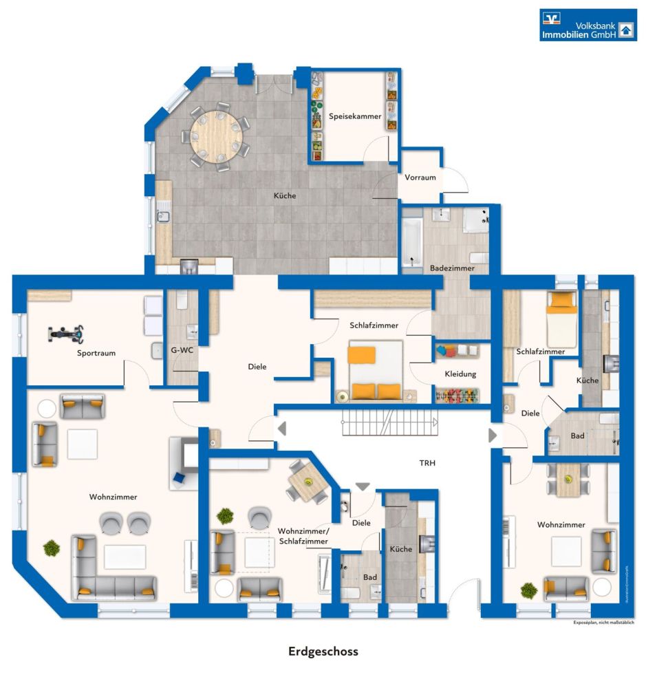 7 Parteienhaus mit schönem Innenhofgarten und Car-Ports in Duisburg Mittelmeiderich
