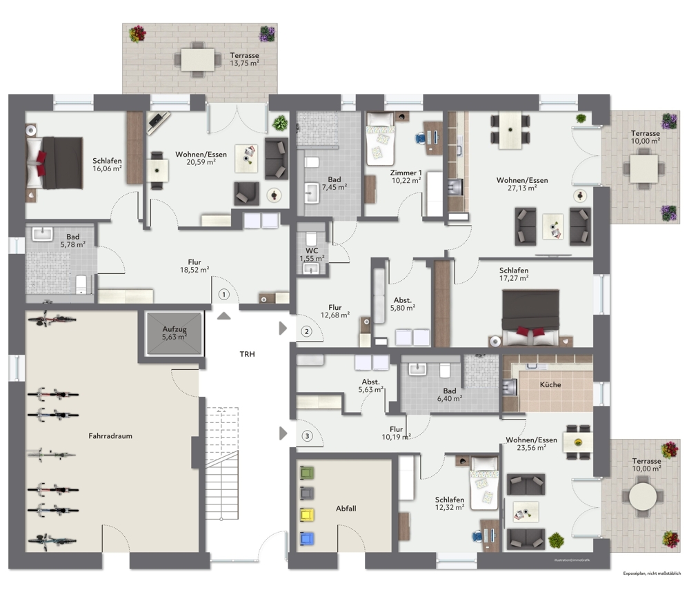Barrierefreie Neubauwohnung im Lieken-Quartier!