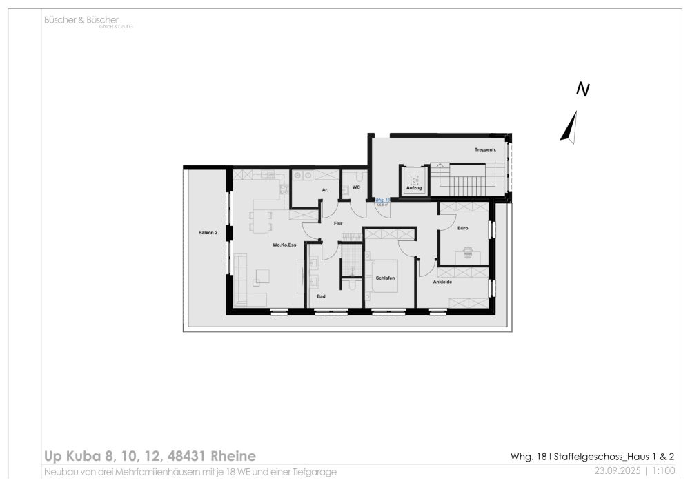 Urbanität in historischer Atmosphäre:
QNG-zertifizierte Eigentumswohnungen an der Ems!