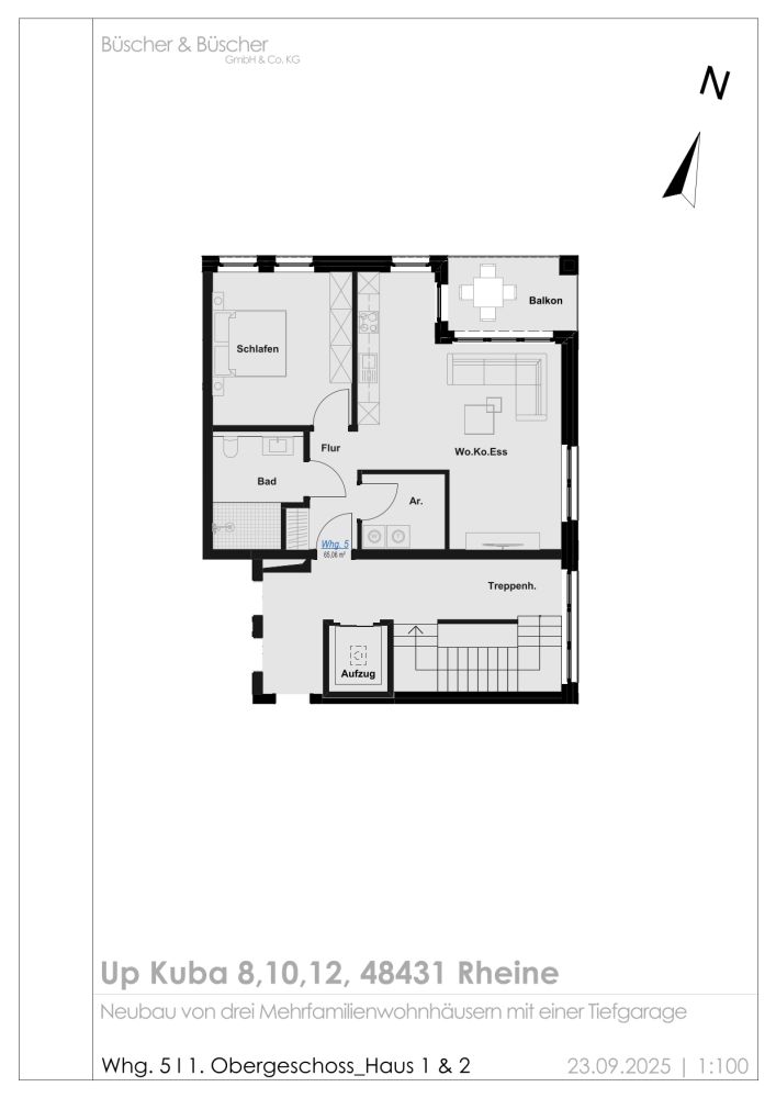 Urbanität in historischer Atmosphäre:
QNG-zertifizierte Eigentumswohnungen an der Ems!