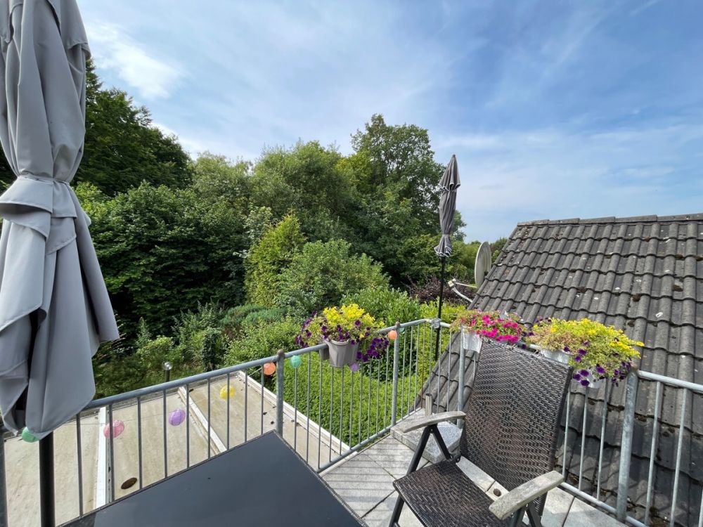 Blick vom Balkon