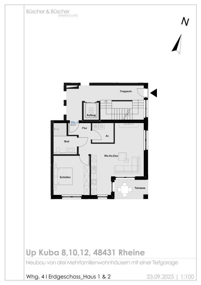 Urbanität in historischer Atmosphäre:
QNG-zertifizierte Eigentumswohnungen an der Ems!