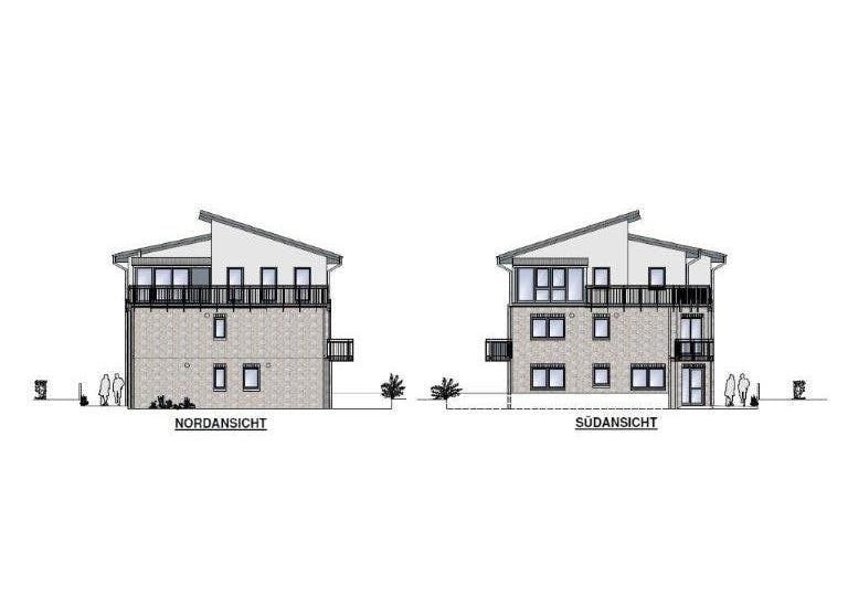 Nord- und Südansicht