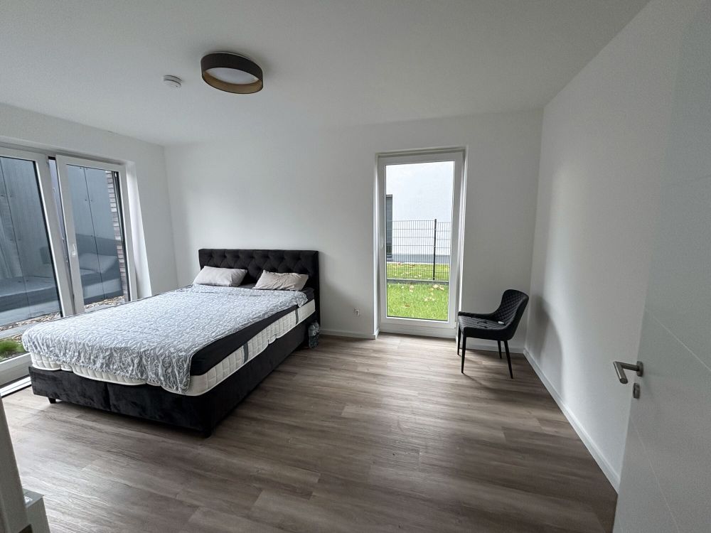 Neuwertige 3-Zimmer-Erdgeschosswohnung in Rheine-Eschendorf zur Miete mit Stellplatz im Freien