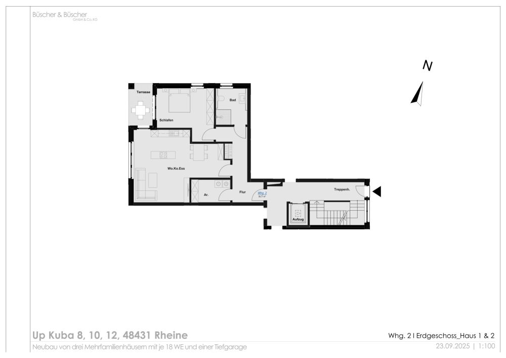 Urbanität in historischer Atmosphäre:
QNG-zertifizierte Eigentumswohnungen an der Ems!