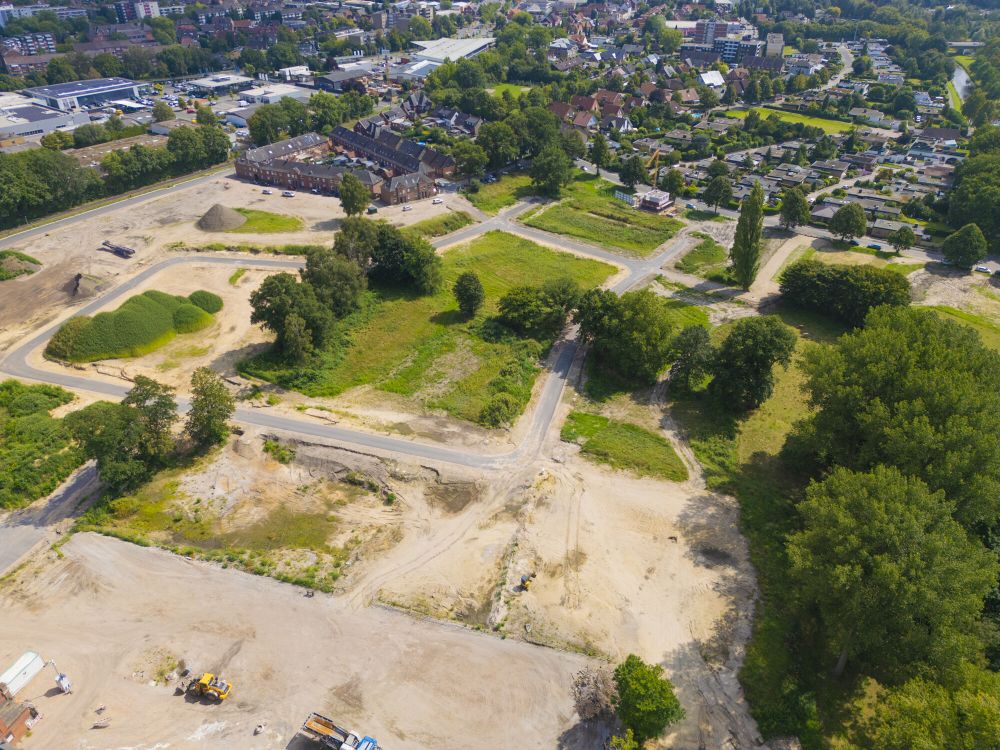 Ökologisch, nachhaltig und sozial
Grundstück für Quartiersbebauung im EmsAuenQuartier - Rheine