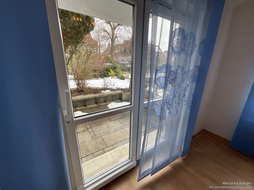 Blick auf die "Frühstücksterrasse"