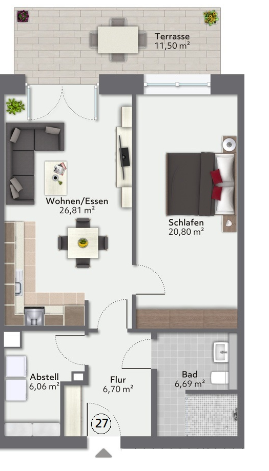 Erstklassige Neubauwohnung im Lieken-Quartier!