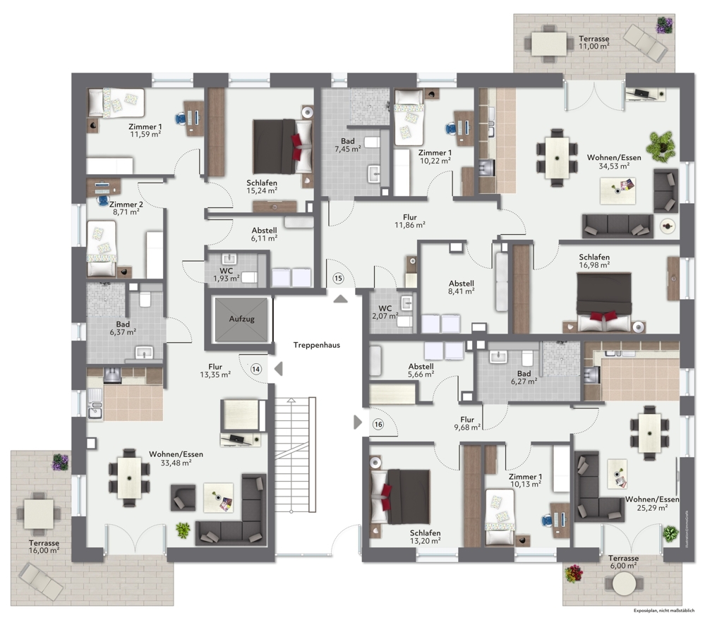 Großzügige Neubauwohnung im Lieken-Quartier!