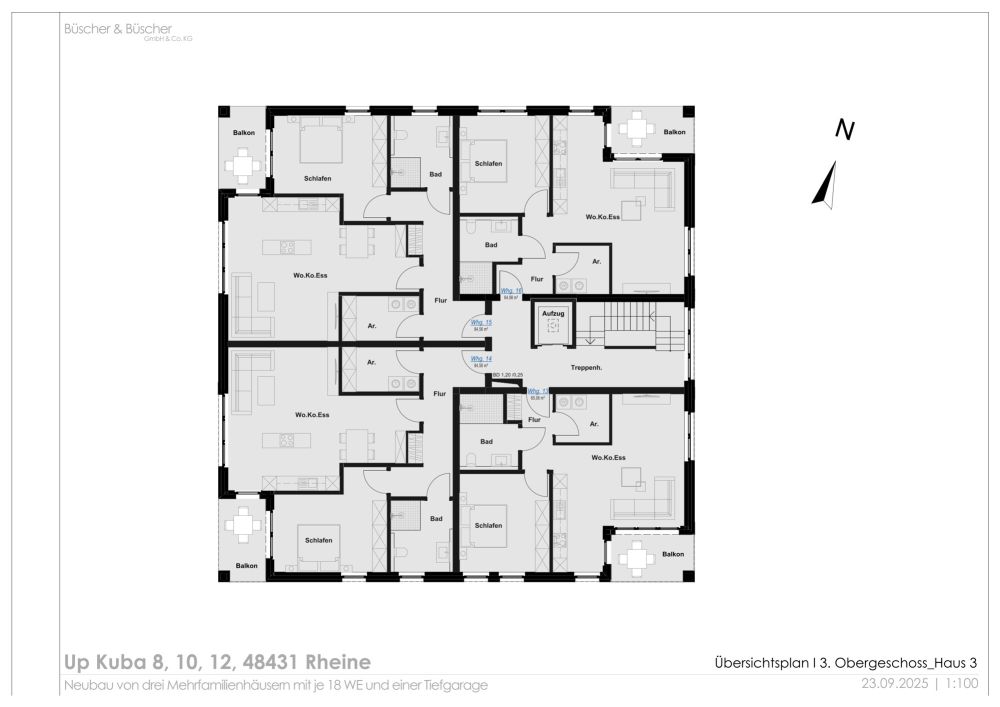 Übersichtsplan 3.OG_H3