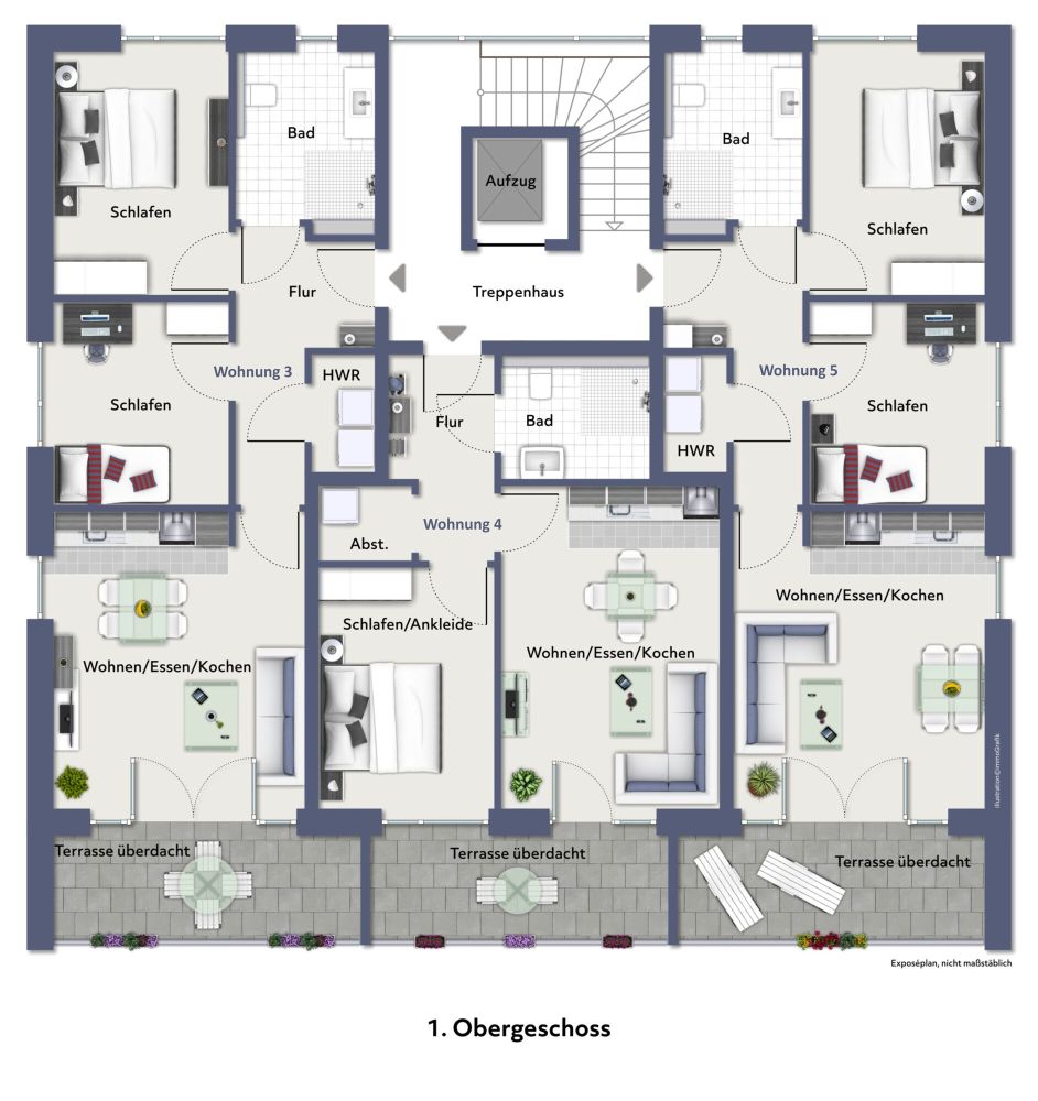 Citiylage mit Stil und Charme! - Mietwohnung in Ibbenbüren (9)