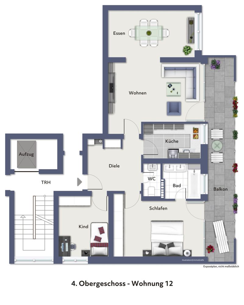 Einziehen oder vermieten?
*Eigentumswohnung über den Dächern von Ibbenbüren* (9)