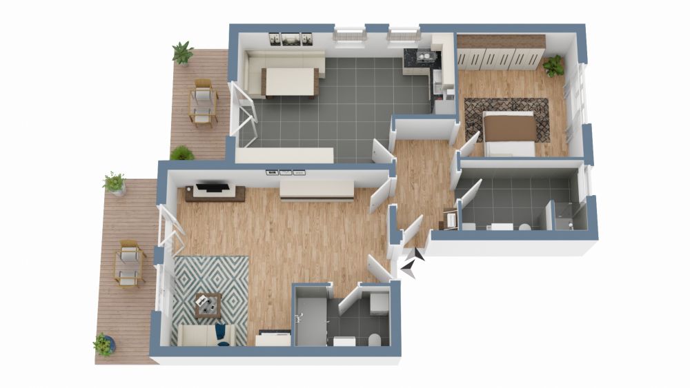 Erstbezug. Hochwertige Materialien. Garten.