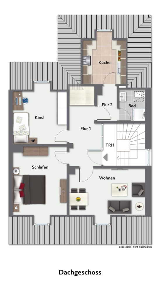 Drei Einheiten unter einem Dach, zentrales Mehrfamilienhaus in Rheine (9)