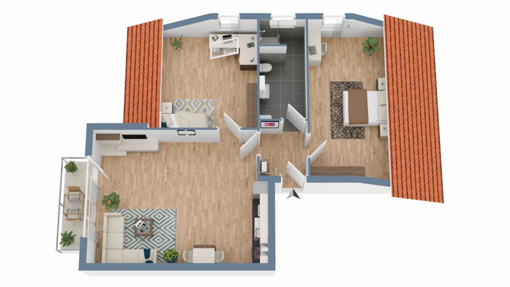 Erstbezug. Hochwertige Materialien. Lichtdurchflutet.